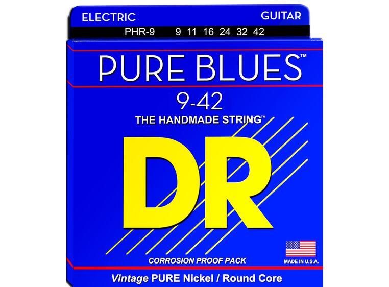 DR Strings PHR-9 Pure Blues (009-042) Light